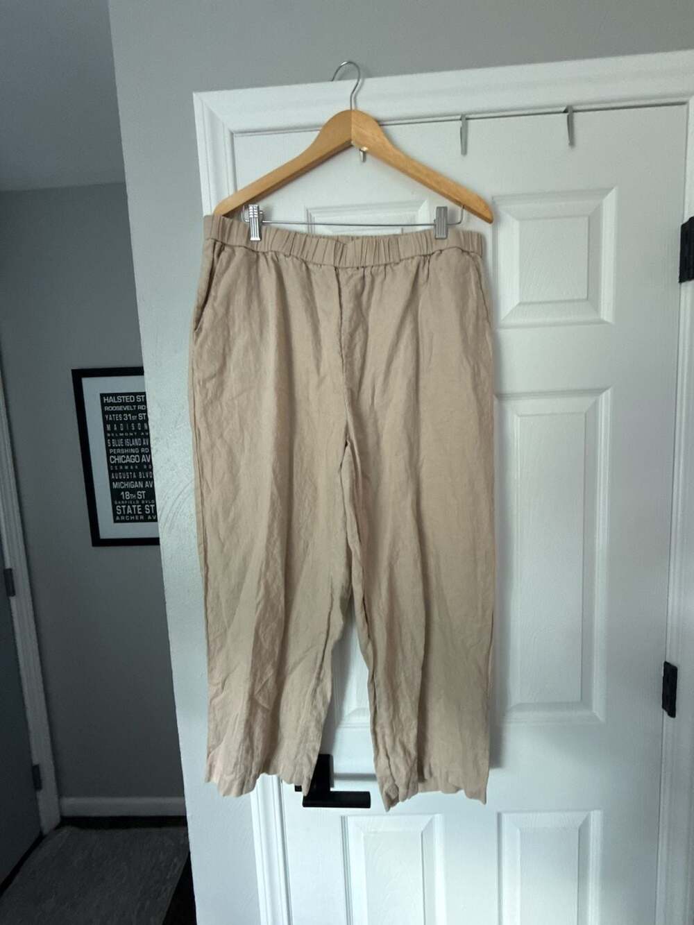 Quince 100% European Linen Pants in Driftwood